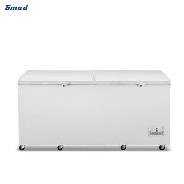 Smad OEM Big Capacity Double Door Manufacturers Chest Deep Freezers